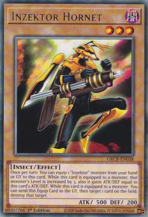 Inzektor Hornet (GRCR-EN038) - The Grand Creators 1st Edition - Premium Yugioh Single from Konami - Just $0.25! Shop now at Game Crave Tournament Store