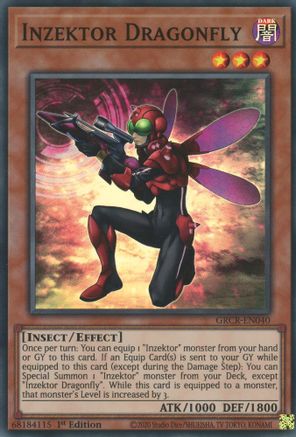 Inzektor Dragonfly (GRCR-EN040) - The Grand Creators 1st Edition - Premium Yugioh Single from Konami - Just $0.25! Shop now at Game Crave Tournament Store