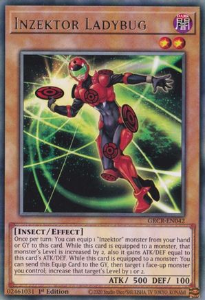 Inzektor Ladybug (GRCR-EN042) - The Grand Creators 1st Edition - Premium Yugioh Single from Konami - Just $0.25! Shop now at Game Crave Tournament Store