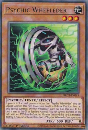 Psychic Wheeleder (GRCR-EN045) - The Grand Creators 1st Edition - Premium Yugioh Single from Konami - Just $0.25! Shop now at Game Crave Tournament Store