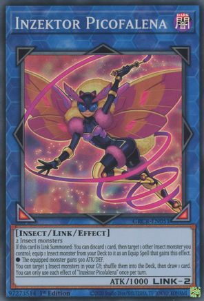 Inzektor Picofalena (GRCR-EN051) - The Grand Creators 1st Edition - Premium Yugioh Single from Konami - Just $0.25! Shop now at Game Crave Tournament Store