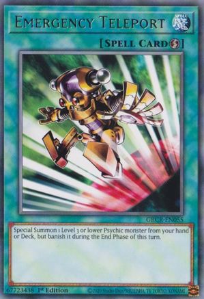 Emergency Teleport (GRCR-EN055) - The Grand Creators 1st Edition - Premium Yugioh Single from Konami - Just $0.26! Shop now at Game Crave Tournament Store