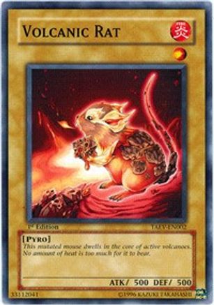 Volcanic Rat (TAEV-EN002) - Tactical Evolution Unlimited - Premium Yugioh Single from Konami - Just $0.25! Shop now at Game Crave Tournament Store