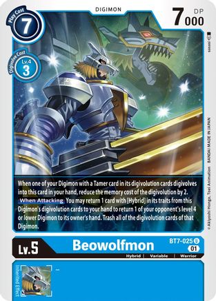 Beowolfmon (BT7-025) - Next Adventure - Premium Digimon Single from Bandai - Just $0.25! Shop now at Game Crave Tournament Store