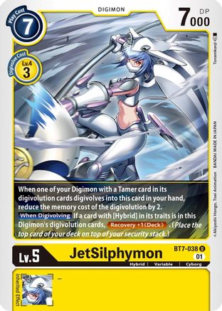 JetSilphymon (BT7-038) - Next Adventure - Premium Digimon Single from Bandai - Just $0.25! Shop now at Game Crave Tournament Store