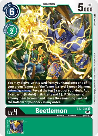 Beetlemon (BT7-046) - Next Adventure - Premium Digimon Single from Bandai - Just $0.25! Shop now at Game Crave Tournament Store