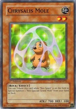 Chrysalis Mole (TAEV-EN011) - Tactical Evolution Unlimited - Premium Yugioh Single from Konami - Just $0.30! Shop now at Game Crave Tournament Store