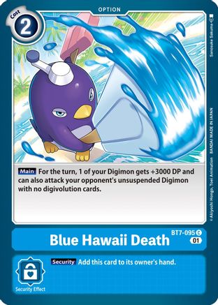 Blue Hawaii Death (BT7-095) - Next Adventure - Premium Digimon Single from Bandai - Just $0.25! Shop now at Game Crave Tournament Store