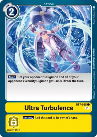 Ultra Turbulence (BT7-098) - Next Adventure - Premium Digimon Single from Bandai - Just $0.25! Shop now at Game Crave Tournament Store