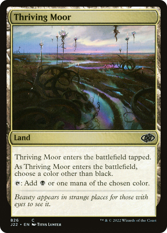 Thriving Moor (J22-826) - Jumpstart 2022 - Premium MTG Single from Wizards of the Coast - Just $0.08! Shop now at Game Crave Tournament Store