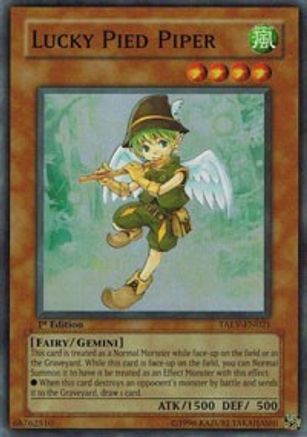 Lucky Pied Piper (TAEV-EN021) - Tactical Evolution 1st Edition - Premium Yugioh Single from Konami - Just $0.46! Shop now at Game Crave Tournament Store