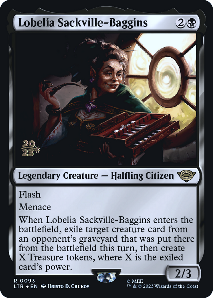 Lobelia Sackville-Baggins (PLTR-93S) - Tales of Middle-earth Promos Foil - Premium MTG Single from Wizards of the Coast - Just $0.66! Shop now at Game Crave Tournament Store