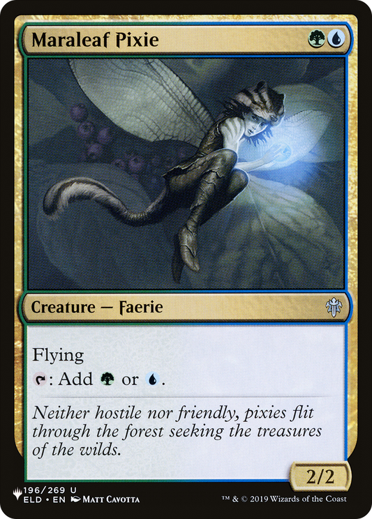 Maraleaf Pixie (PLIST-1280) - The List - Premium MTG Single from Wizards of the Coast - Just $0.08! Shop now at Game Crave Tournament Store