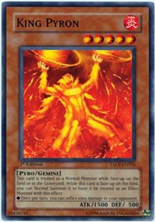King Pyron (TAEV-EN026) - Tactical Evolution Unlimited - Premium Yugioh Single from Konami - Just $0.26! Shop now at Game Crave Tournament Store
