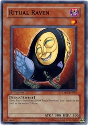 Ritual Raven (TAEV-EN035) - Tactical Evolution 1st Edition - Premium Yugioh Single from Konami - Just $0.25! Shop now at Game Crave Tournament Store