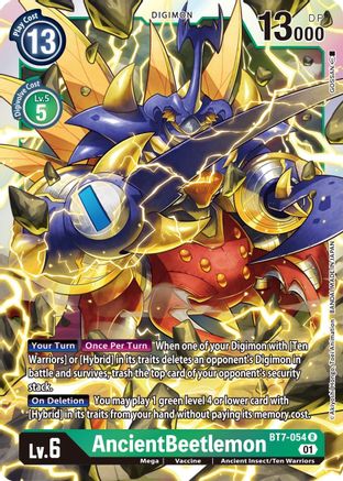 AncientBeetlemon (BT7-054) - Next Adventure Foil - Premium Digimon Single from Bandai - Just $0.25! Shop now at Game Crave Tournament Store