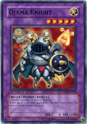 Ojama Knight (TAEV-EN044) - Tactical Evolution 1st Edition - Premium Yugioh Single from Konami - Just $0.66! Shop now at Game Crave Tournament Store