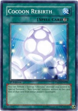 Cocoon Rebirth (TAEV-EN050) - Tactical Evolution 1st Edition - Premium Yugioh Single from Konami - Just $0.25! Shop now at Game Crave Tournament Store
