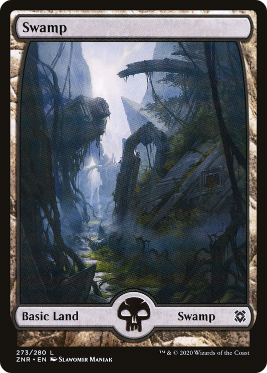 Swamp (ZNR-273) - Zendikar Rising: (Full Art) - Premium MTG Single from Wizards of the Coast - Just $0.25! Shop now at Game Crave Tournament Store