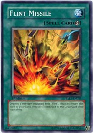 Flint Missile (TAEV-EN055) - Tactical Evolution Unlimited - Premium Yugioh Single from Konami - Just $0.25! Shop now at Game Crave Tournament Store