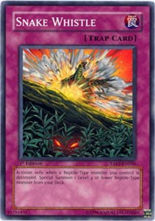 Snake Whistle (TAEV-EN066) - Tactical Evolution 1st Edition - Premium Yugioh Single from Konami - Just $0.34! Shop now at Game Crave Tournament Store