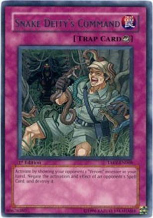 Snake Deity's Command (TAEV-EN068) - Tactical Evolution 1st Edition - Premium Yugioh Single from Konami - Just $0.08! Shop now at Game Crave Tournament Store