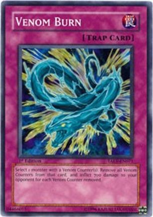Venom Burn (TAEV-EN071) - Tactical Evolution Unlimited - Premium Yugioh Single from Konami - Just $0.25! Shop now at Game Crave Tournament Store