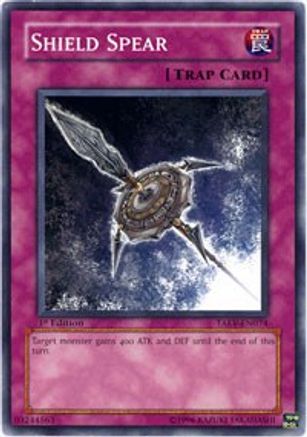 Shield Spear (TAEV-EN074) - Tactical Evolution 1st Edition - Premium Yugioh Single from Konami - Just $0.25! Shop now at Game Crave Tournament Store