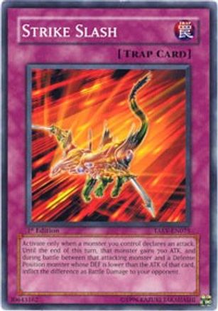 Strike Slash (TAEV-EN075) - Tactical Evolution 1st Edition - Premium Yugioh Single from Konami - Just $0.25! Shop now at Game Crave Tournament Store