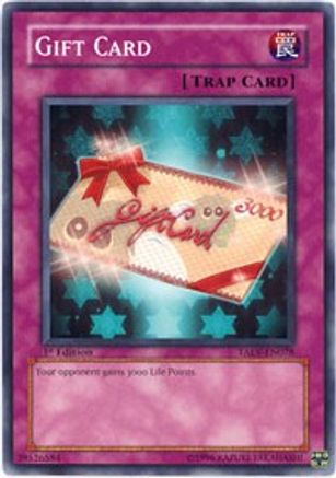 Gift Card (TAEV-EN078) - Tactical Evolution Unlimited - Premium Yugioh Single from Konami - Just $4.09! Shop now at Game Crave Tournament Store