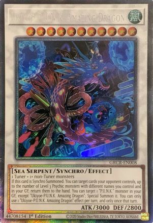 Ukiyoe-P.U.N.K. Amazing Dragon (CR) (GRCR-EN008) - The Grand Creators 1st Edition - Premium Yugioh Single from Konami - Just $13.44! Shop now at Game Crave Tournament Store