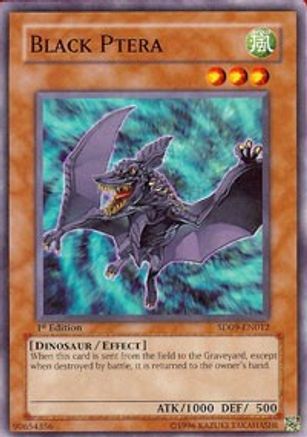 Black Ptera (SD09-EN012) - Structure Deck: Dinosaur's Rage 1st Edition - Premium Yugioh Single from Konami - Just $0.25! Shop now at Game Crave Tournament Store