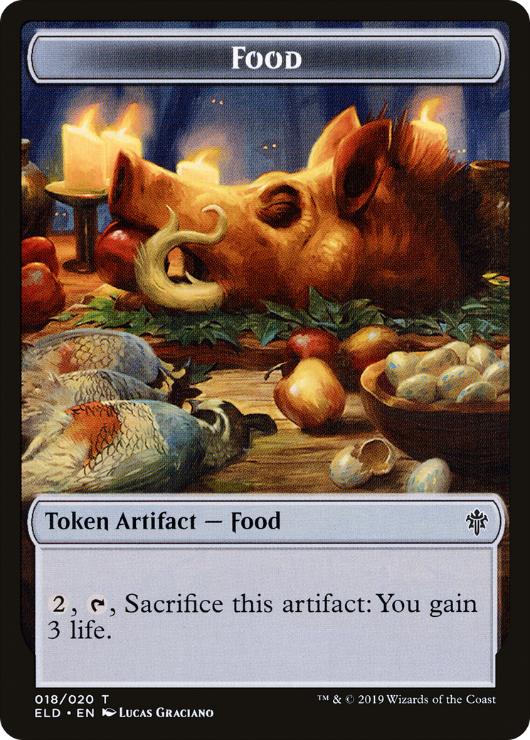 Food (TELD-018) - Throne of Eldraine Tokens - Premium MTG Single from Wizards of the Coast - Just $0! Shop now at Game Crave Tournament Store
