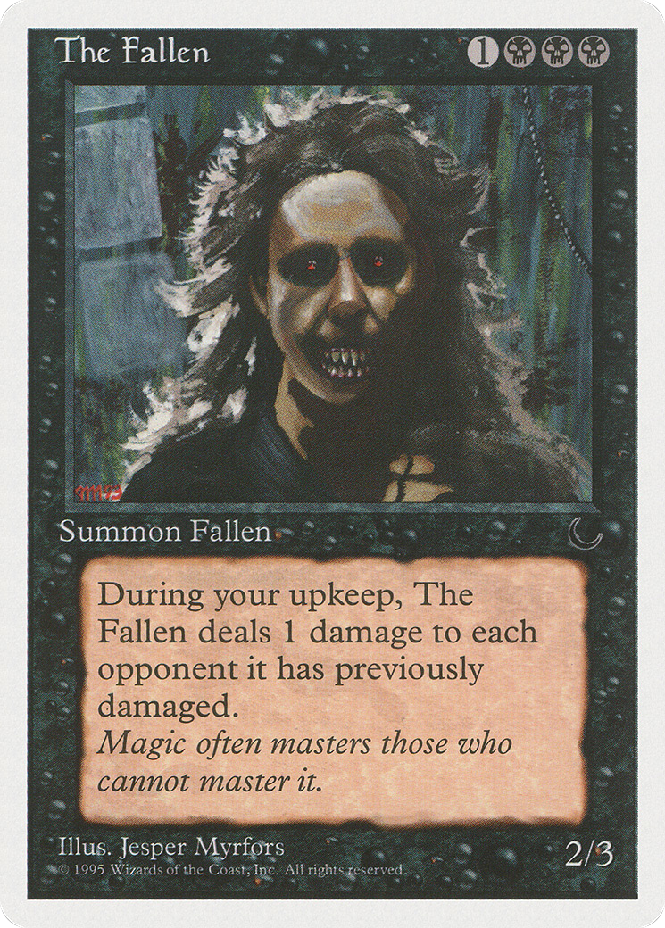 The Fallen (CHR-038) - Chronicles - Premium MTG Single from Wizards of the Coast - Just $0.08! Shop now at Game Crave Tournament Store
