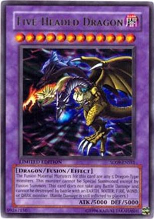 Five-Headed Dragon (SD09-ENSS1) - Structure Deck: Dinosaur's Rage Limited - Premium Yugioh Single from Konami - Just $2.92! Shop now at Game Crave Tournament Store