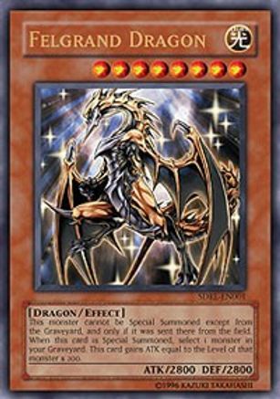 Felgrand Dragon (SDRL-EN001) - Structure Deck: Rise of the Dragon Lords 1st Edition - Premium Yugioh Single from Konami - Just $0.36! Shop now at Game Crave Tournament Store
