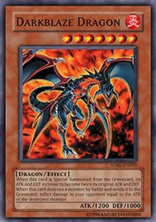 Darkblaze Dragon (SDRL-EN002) - Structure Deck: Rise of the Dragon Lords 1st Edition - Premium Yugioh Single from Konami - Just $0.25! Shop now at Game Crave Tournament Store