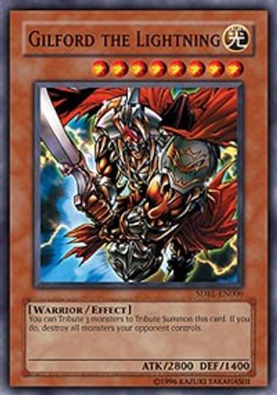 Gilford the Lightning (SDRL-EN006) - Structure Deck: Rise of the Dragon Lords 1st Edition - Premium Yugioh Single from Konami - Just $0.25! Shop now at Game Crave Tournament Store