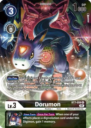 Dorumon (Alternate Art) (BT7-056) - Next Adventure Foil - Premium Digimon Single from Bandai - Just $32.28! Shop now at Game Crave Tournament Store