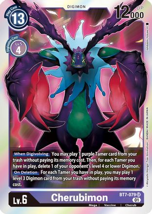 Cherubimon (BT7-079) - Next Adventure Foil - Premium Digimon Single from Bandai - Just $0.26! Shop now at Game Crave Tournament Store