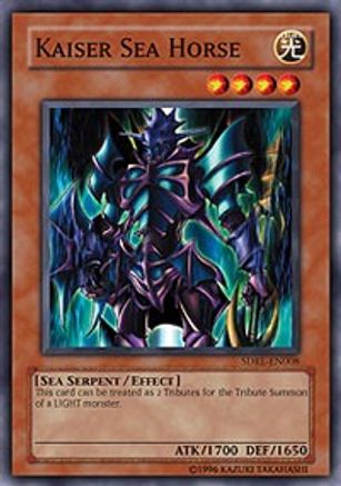 Kaiser Sea Horse (SDRL-EN008) - Structure Deck: Rise of the Dragon Lords 1st Edition - Premium Yugioh Single from Konami - Just $0.25! Shop now at Game Crave Tournament Store