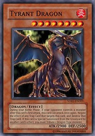 Tyrant Dragon (SDRL-EN009) - Structure Deck: Rise of the Dragon Lords 1st Edition - Premium Yugioh Single from Konami - Just $2.28! Shop now at Game Crave Tournament Store