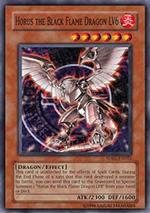 Horus the Black Flame Dragon LV6 (SDRL-EN012) - Structure Deck: Rise of the Dragon Lords 1st Edition - Premium Yugioh Single from Konami - Just $0.66! Shop now at Game Crave Tournament Store