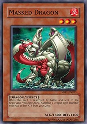 Masked Dragon (SDRL-EN013) - Structure Deck: Rise of the Dragon Lords 1st Edition - Premium Yugioh Single from Konami - Just $0.39! Shop now at Game Crave Tournament Store
