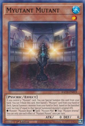 Myutant Mutant (BACH-EN019) - Battle of Chaos 1st Edition - Premium Yugioh Single from Konami - Just $0.25! Shop now at Game Crave Tournament Store