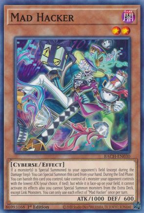 Mad Hacker (BACH-EN030) - Battle of Chaos 1st Edition - Premium Yugioh Single from Konami - Just $0.25! Shop now at Game Crave Tournament Store