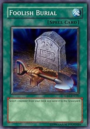 Foolish Burial (SDRL-EN020) - Structure Deck: Rise of the Dragon Lords 1st Edition - Premium Yugioh Single from Konami - Just $0.70! Shop now at Game Crave Tournament Store