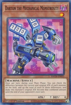 Darton the Mechanical Monstrosity (BACH-EN033) - Battle of Chaos 1st Edition - Premium Yugioh Single from Konami - Just $0.25! Shop now at Game Crave Tournament Store