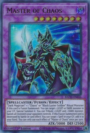 Master of Chaos (BACH-EN036) - Battle of Chaos 1st Edition - Premium Yugioh Single from Konami - Just $2.16! Shop now at Game Crave Tournament Store