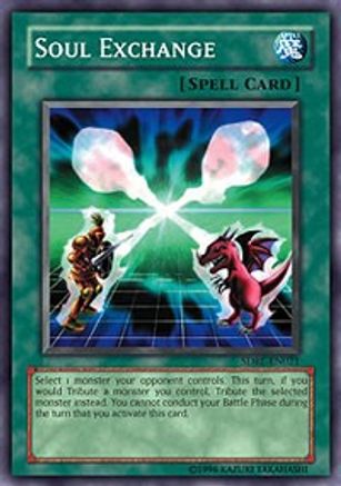 Soul Exchange (SDRL-EN021) - Structure Deck: Rise of the Dragon Lords 1st Edition - Premium Yugioh Single from Konami - Just $0.53! Shop now at Game Crave Tournament Store